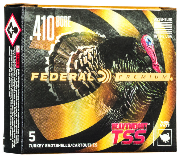 Federal PTSS419F9 Premium Turkey Heavyweight TSS 410Gauge 3" 13/16oz 9Shot 5 Per Box/10 Case