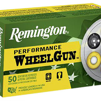 Remington Ammunition 22338 Performance WheelGun  45Colt 225gr Lead Semi Wadcutter 50 Per Box/10 Case