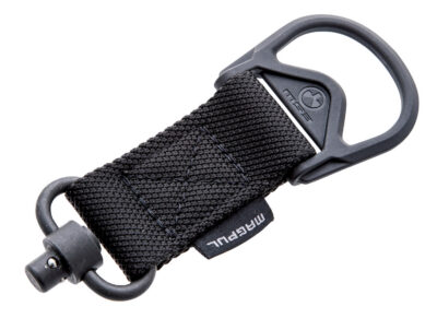 Magpul MAG517-BLK MS1/MS3 QD Sling Adapter made of Steel with Maganese Phosphate Black Finish, Polymer Hardware, Nylon 1.25″ Webbing & Two to One-Point Design for AR-15, M4, M16, AK-Platform & AKM