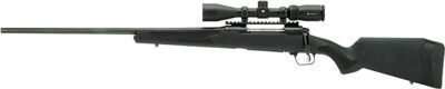 Savage Arms 57324 110 Apex Hunter XP 270 Win 4+1 22″, Matte Black Metal, Synthetic Stock, Vortex Crossfire II 3-9x40mm Scope, Left Hand