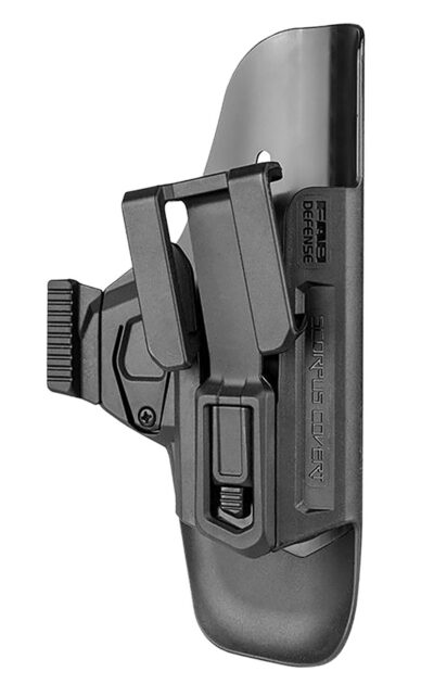 FAB Defense SCCG9B Scorpus Covert  IWB Black Polymer Belt Clip Compatible w/Glock 17/19/23/32 Belt 1.50-1.75″ Wide Right Hand