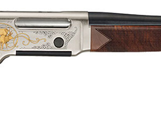 Henry H014WL308 Long Ranger Wildlife Full Size 308 Win 4+1 20" Blued Steel Barrel, Engraved Nickel-Plated w/24K Gold Inlay Steel Receiver, American Walnut Stock Right Hand
