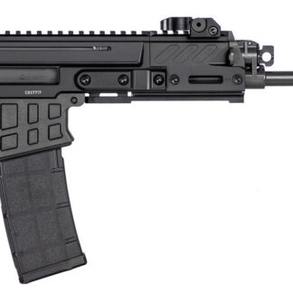 CZ-USA 91452 Bren 2 MS  5.56x45mm NATO Caliber with 14.17" Barrel, 30+1 Capacity, Overall Black Finish, Carbon Fiber Receiver, Ambi Mag Release, Stippled Black Polymer Grip Right Hand