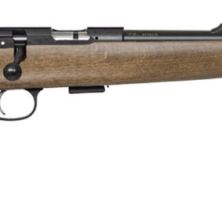 CZ-USA 02335 CZ 457 Scout Youth 22 LR 1rd 16" Black Nitride Steel Threaded Barrel Black Nitride Steel Receiver Beechwood Fixed American Style Stock Right Hand