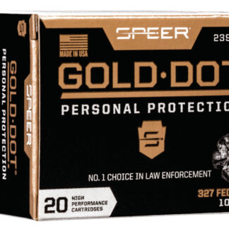 GOLD DOT PERSONAL PROTECTION 327 FEDERAL AMMO 327 FEDERAL MAGNUM 100GR GOLD DOT HOLLOW POINT 20/BOX
