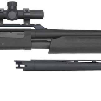 Mossberg 54047 500 Field/Deer Pump 20 Gauge 5+1 3" 26" Vent Rib/24" Slugster Barrels, Matte Blued Metal Finish, Synthetic Dual Comb Stock, Includes Accu-Set Chokes & Dead Ringer 2.5x20mm Scope