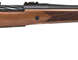 Mossberg 28026 Patriot  Full Size 6.5 Creedmoor 5+1 22" Matte Blued Fluted Barrel, Drilled & Tapped Matte Blued Stainless Steel Receiver, Fixed Walnut Stock, Right Hand