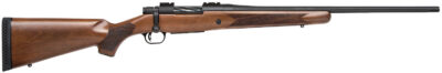 Mossberg 28026 Patriot  Full Size 6.5 Creedmoor 5+1 22" Matte Blued Fluted Barrel, Drilled & Tapped Matte Blued Stainless Steel Receiver, Fixed Walnut Stock, Right Hand