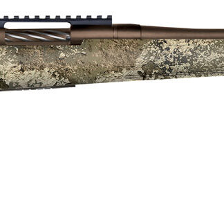 Mossberg 28046 Patriot Predator 6.5 Creedmoor Caliber with 5+1 Capacity, 22" Threaded/Fluted Barrel, Patriot Brown Cerakote Metal Finish & TrueTimber Strata Synthetic Stock Right Hand (Full Size)