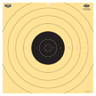 Birchwood Casey 35186 Dirty Bird  17.25″ Bullseye Tagboard Hanging 100 yds Rifle Black/White 5 Pack