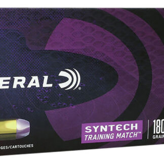 Federal AE40SJ2 Syntech Training Match 40S&W 180gr Total Syntech Jacket Flat Nose 50 Per Box/10 Case