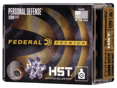 Federal Premium Personal Defense Handgun Ammo 10mm 200 gr. HST 20 rd.