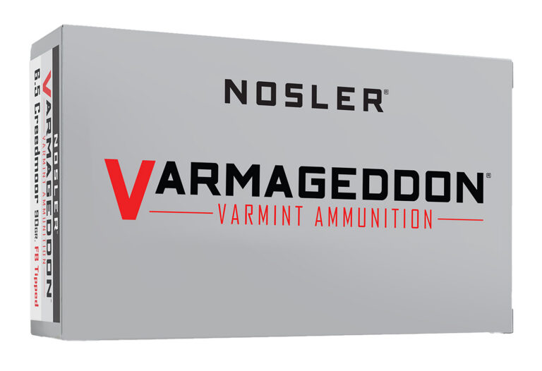 Nosler Varmageddon Rifle Ammunition 6.5 Creedmoor 90 gr. VG FBT 20 rd.
