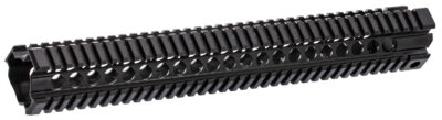 MIDWEST INDUSTRIES INC MICRT15 T-Series AR-15 6061 Aluminum Black Hard Coat Anodized 15″