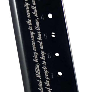 Mec-Gar MGCG45082A Standard 8rd 45 ACP Fits 1911 Government Blued w.2nd Amendment Engraving Carbon Steel