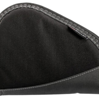 Allen 4448 Deluxe  Handgun Case Black w/Gray Trim, Foam Padding, Non-Absorbent Lining & Lockable Zipper 8" L