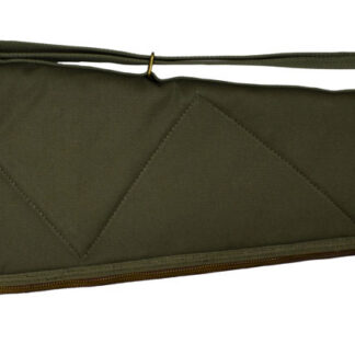 Boyt Harness OGC98PM09 Alaskan Rifle Case 44" Waxed OD Green Canvas w/ Brass Hardware & Quilted Flannel for Scoped Rifles