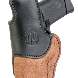 1791 Gunleather RCH3BLBR RCH  IWB Size 03 Black/Brown Leather Belt Clip Compatible w/Ruger LC9/1911/Glock 43/43X Right Hand