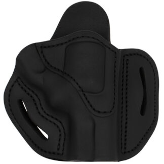 1791 Gunleather RVH2SSBLR RVH2S  OWB Size 02S Stealth Black Leather Belt Slide Fits S&W K Frame Right Hand