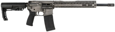 Black Rain BROFUSIONTB Spec + Fusion 5.56x45mm NATO 16″ 30+1 Titanium Battleworn Cerakote 6 Position MFT Minimalist Stock