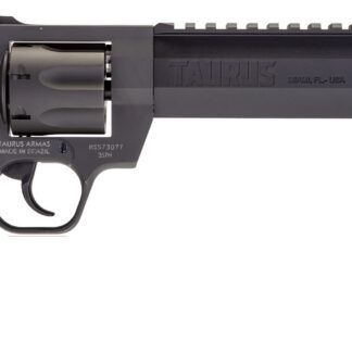 Taurus 2357081RH Raging Hunter  357 Mag 7rd 8.37" Matte Black Oxide Steel Black Rubber with Integrated Red Cushion Insert Grip