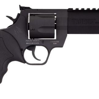 Taurus 2454051RH Raging Hunter  454 Casull 5rd 5.12" Matte Black Oxide Steel Black Rubber with Integrated Red Cushion Insert Grip