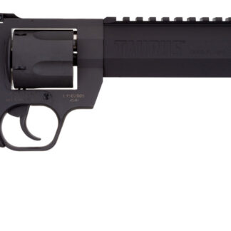 Taurus 2454081RH Raging Hunter  454 Casull 5rd 8.37" Matte Black Oxide Steel Black Rubber with Integrated Red Cushion Insert Grip
