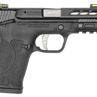 Smith & Wesson 12718 Performance Center M&P Shield EZ M2.0 380 ACP 3.80" 8+1 Matte Black Black Armornite Stainless Steel Slide Black Polymer Grip Silver Colored Accents