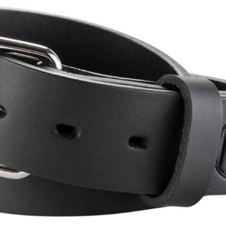 1791 Gunleather BLT014246SBLA 01  Gun Belt Stealth Black Leather 42/46 1.50" Wide Buckle Closure
