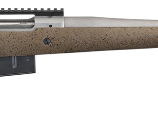 Ruger 47197 Hawkeye Long-Range Hunter Full Size 6.5 PRC 3+1 22"  Matte Stainless Steel Threaded Barrel, Picatinny Rail Stainless Steel Receiver, Black Speckled Brown Adj LOP Laminate Stock