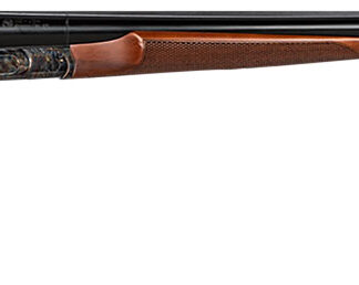 CZ-USA 06407 Sharp-Tail 410 Gauge 3" 2rd 28" Black Hard Chrome Side-by-Side Barrel, Color Case Hardened Metal Finish, Turkish Walnut Stock Includes IC & M Chokes