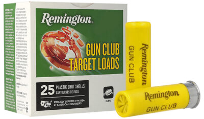 GUN CLUB TARGET AMMO 20 GAUGE 2-3/4'' 7/8 OZ #7.5 SHOT GUN CLUB TARGET 20 GAUGE 2-3/4'' 7/8OZ #7.5 SHOT 25/BOX
