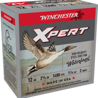 Winchester Ammo WEX12H2 Super X Xpert High Velocity 12Gauge 2.75" 1 1/8oz 2Shot 25 Per Box/10 Case