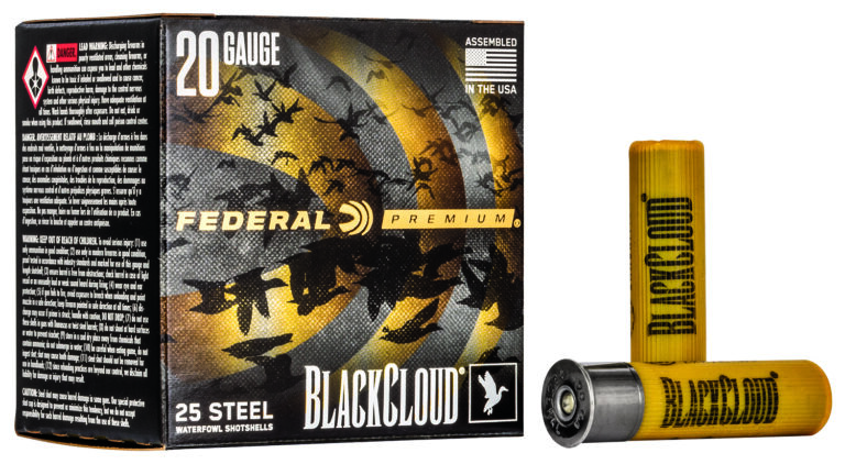 Federal Premium Black Cloud Waterfowl Shotgun Ammo 20 ga. 3 in. 1 oz. 2 Shot 25 rd.