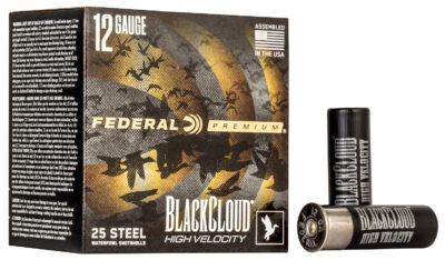 Federal PWBXH1434 Black Cloud FS High Velocity 12Gauge 3" 1 1/8oz 4Shot 25 Per Box/10 Case