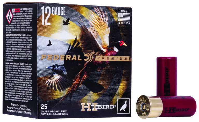Federal HVF12H6 Premium Hi-Bird 12Gauge 2.75" 1 1/4oz 6Shot 25 Per Box/10 Case