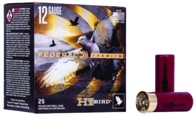 Federal HVF128 Premium Hi-Bird 12Gauge 2.75" 1 1/8oz 8Shot 25 Per Box/10 Case