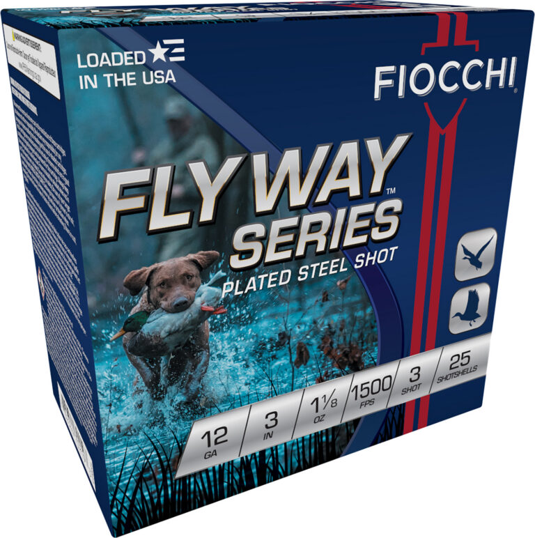 Fiocchi Flyway Shotgun Loads 12 ga. 3 in. 1 1/8 oz. 1500 FPS 3 Shot 25 rd.