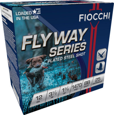 Fiocchi 1235STBB Flyway  12Gauge 3.50" 1 3/8oz BBShot 25 Per Box/10 Case