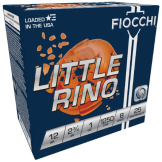 LITTLE RINO 12 GAUGE 2-3/4'' #8 SHOT SHOTGUN AMMO LITTLE RINO 12 GAUGE 2-3/4'' #8 SHOT SHOTGUN AMMO