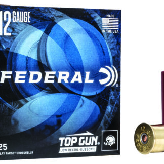 Federal TGM12375 Top Gun Subsonic 12Gauge 2.75" 1 1/8oz 7.5Shot 25 Per Box/10 Case