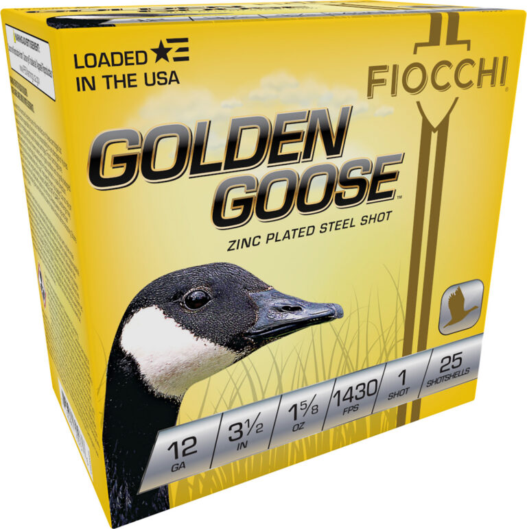 Fiocchi 1235GG1 Golden Goose  12Gauge 3.50" 1 5/8oz 1Shot 25 Per Box/10 Case