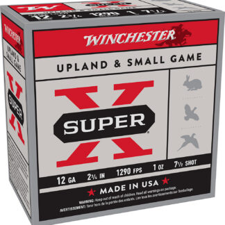 SUPER-X 12 GAUGE 2-3/4'' #7.5 SHOT SHOTGUN AMMO SUPER-X 12 GAUGE 2-3/4'' 1 OZ #7.5 SHOT 25/BOX
