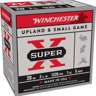 Winchester Ammo X205 Super X Heavy Game Load High Brass 20Gauge 2.75" 1oz 5Shot 25 Per Box/10 Case