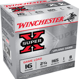 SUPER-X 16 GAUGE 2-3/4'' #6/#8 SHOT SHOTGUN AMMO SUPER-X 16 GAUGE 2-3/4'' 1 OZ #8 SHOT 25/BOX