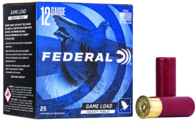 Federal H1236 Game-Shok Heavy Field 12Gauge 2.75" 1 1/8oz 6Shot 25 Per Box/10 Case