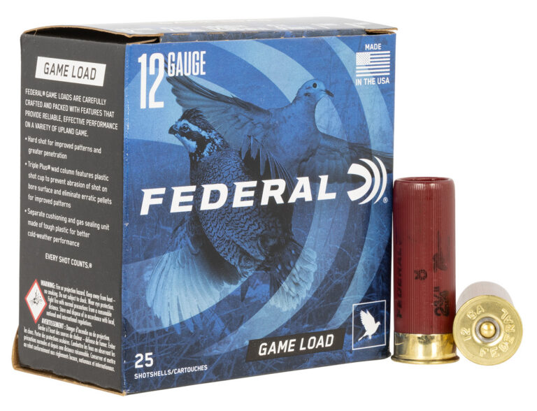 Federal H1218 Game-Shok Upland 12Gauge 2.75" 1oz 8Shot 25 Per Box/10 Case