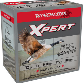 XPERT WATERFOWL 12 GAUGE 3” #BB SHOT SHOTGUN AMMO SUPER-X XPERT 12 GAUGE 3'' 1-1/4 OZ #BB 25/BOX