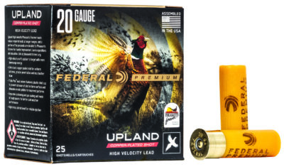 Federal PF20475 Premium Wing-Shok Pheasant Forever High Velocity 20Gauge 2.75" 1oz 7.5Shot 25 Per Box/10 Case