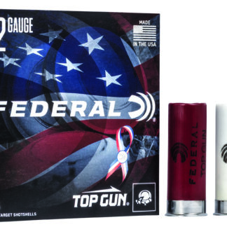 Federal TGL12US8 Top Gun Special Edition Red, White & Blue 12Gauge 2.75" 1 1/8oz 8Shot 25 Per Box/10 Case